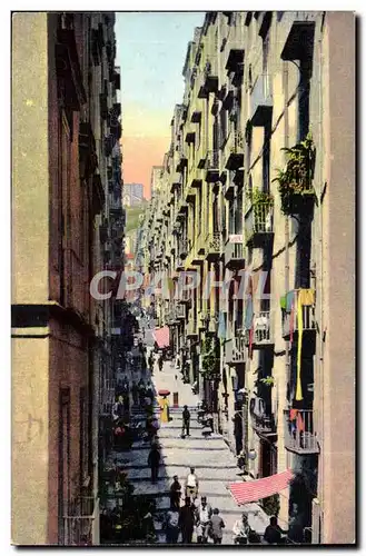 Italie Italia Napoli Cartes postales Gradoni di Chiaia
