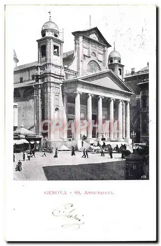 Italie Italia Genova Cartes postales SS Annunziata