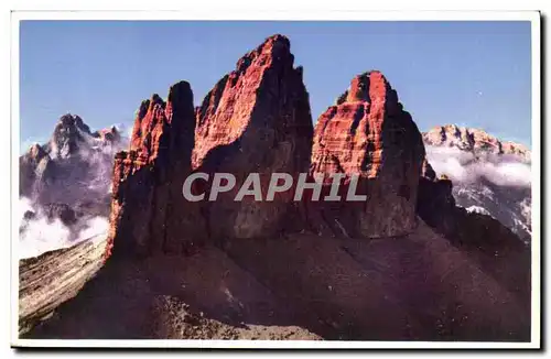 Italie - Italia - Dolomiti - Tre Cime di Lavaredo m 2881 - Cartes postales