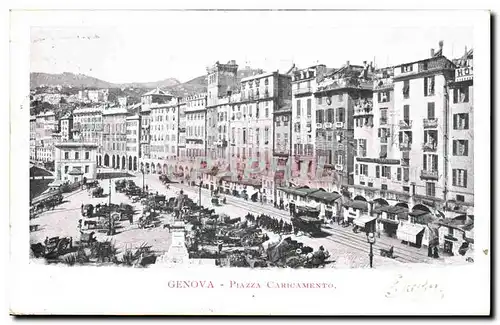 Italie - Italia - Genova - Genoa - Piazza Caricamento - Ansichtskarte AK