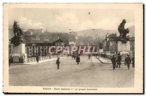 Italie - Italia - Torino - Turin - Ponte Umberto I - coi gruppi decorativi Cartes postales