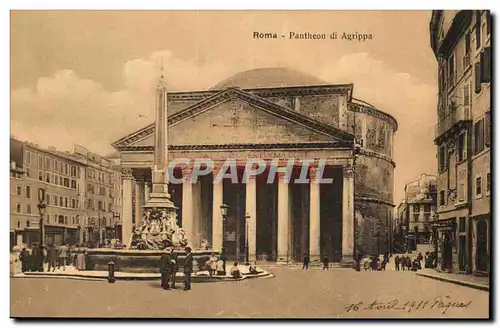 Italie - Italia - Roma - Rome - Pantheon di Agrippa Ansichtskarte AK