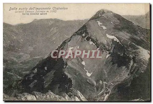 Italie - Italia - dalla Punta dell&#39imponente Chamberton presso Cesana orinese - Cartes postales