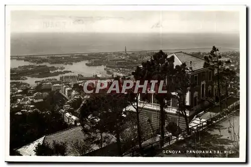 Italie Italia Genova Panorama dal Righi