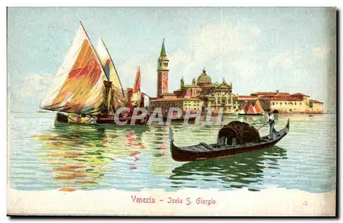 talie Italia VEnezia Cartes postales Isola S Giorgio