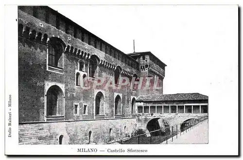 Italie Italia Milano Ansichtskarte AK Castello Sforzesco