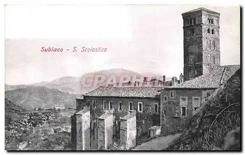 Italie Italia Subiaco Cartes postales S Scolastico