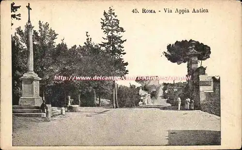 Italie italia Roma Cartes postales Via appia Antica