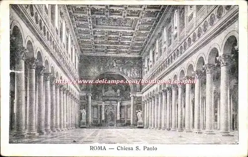 Italie italia Roma Cartes postales Chiesa S Paolo