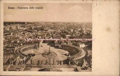 Italie italia Roma Ansichtskarte AK Panorama dalle Cupola