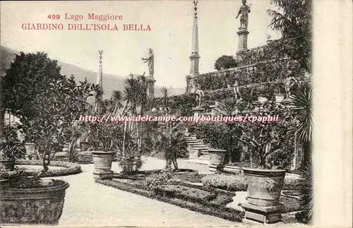 Italie italia lago Maggiore Cartes postales Giardino dell Isola Bella