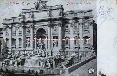 Italie italia Saluti di Roma Cartes postales Fontana di Trevi