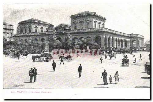 Italie Italia Napoli Cartes postales Stazione centrale