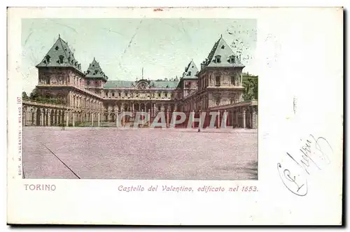 Italie Italia Torino Cartes postales Castello del Valentino efificato nel 1653