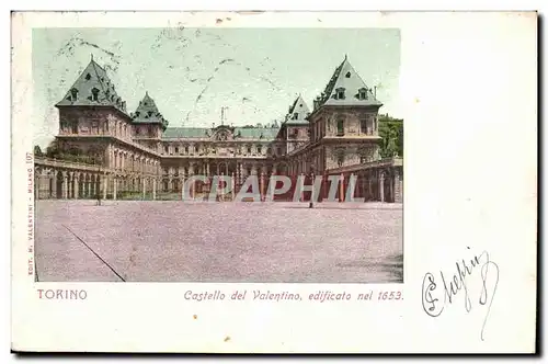 Italie Italia Torino Ansichtskarte AK Castello del Valentino edificato nel 1653