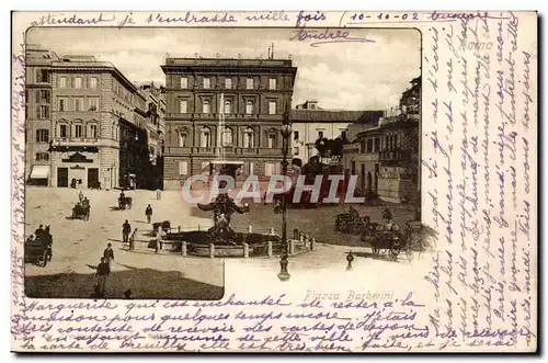 Italie Italia Roma Ansichtskarte AK Piazza Barberini