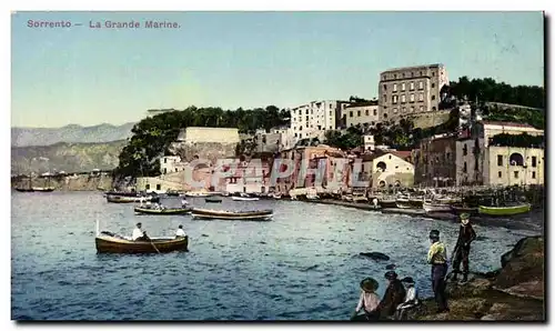 Italie Italia Sorrento Ansichtskarte AK la grande marine