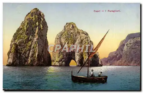 Italie Italia capri Cartes postales I Faraglioni