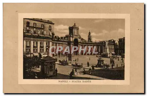 Italie Italia Napoli Cartes postales Piazza Dante