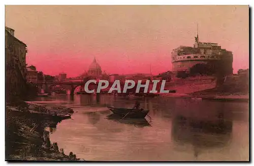 Italie Italia Roma Cartes postales Castel S Angelo S Pietro dal Tevere