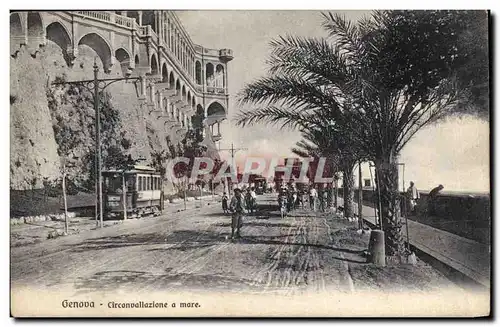 Italie Italia GEnova Cartes postales Circonvallazione a marer