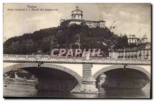 Italie Italia Torino Cartes postales Ponte Umberto Monte del CAppucini