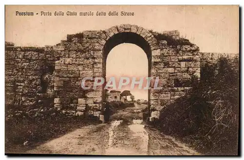 Italie Italia Paesdium Cartes postales Porta della Cinta murale detta delle Sirene