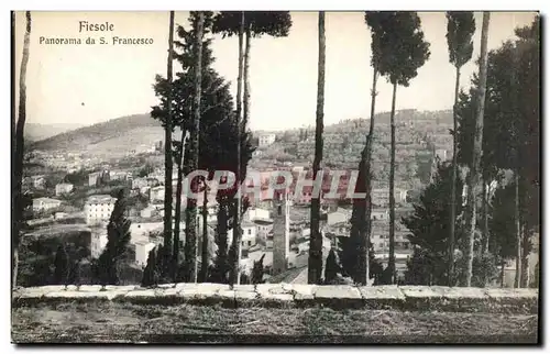 Italie Italia Fiesole Ansichtskarte AK Panorama da S Francesco