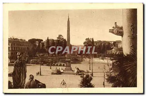 Italie Italia Roma Ansichtskarte AK Piazza del Popolo