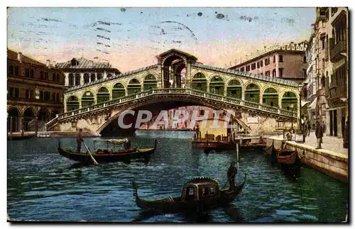 Italie Italia VEnezia Ansichtskarte AK Ponte di Rialto