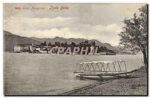 Italy - Italie - Lago Maggiore -Verbano - Lake -Iso Bela -bateau - Cartes postales