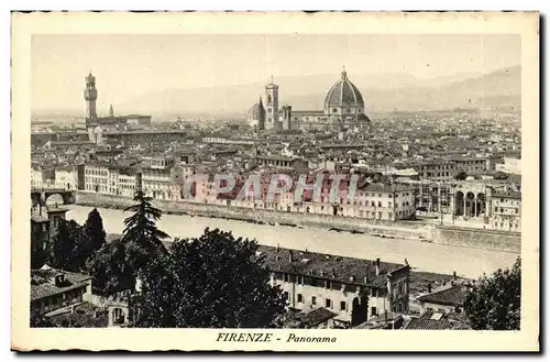 Italy - Italie - Florence - Firenze - Toscana - Tuscany - Panorama - Ansichtskarte AK