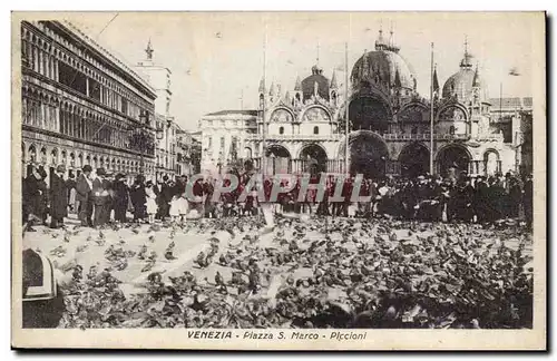 Italie - Italy - Dolomiti - Venezia - Venice - Plazza S Marco - Piccolini - Ansichtskarte AK