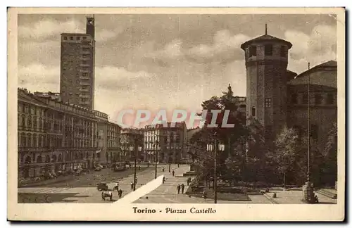 Italie - Italy - Torino - Turin - Piazza Castello - Ansichtskarte AK