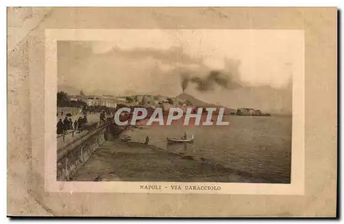 Italie - Italy - napoli - Naples - Via Caracciolo- Cartes postales