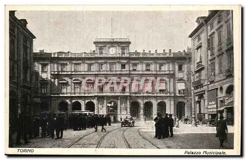 Cartes postales Italie Italia Torino Palazzo Municipale