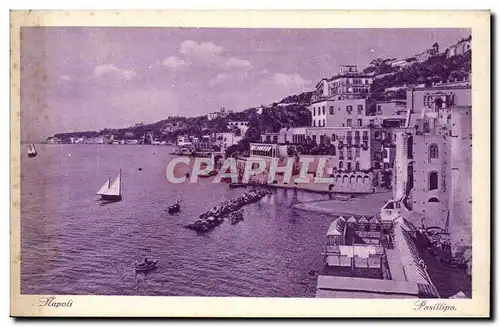 Ansichtskarte AK Italie Italia Napoli Posillipo