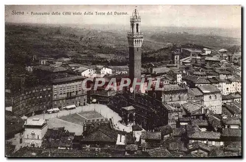 Ansichtskarte AK Italie Italia Siena Panorama della Citaa dalla Torre del Duomo