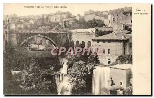Cartes postales Italie Italia panorama visto dal templo della Sibilla Tivoli Prov di Roma