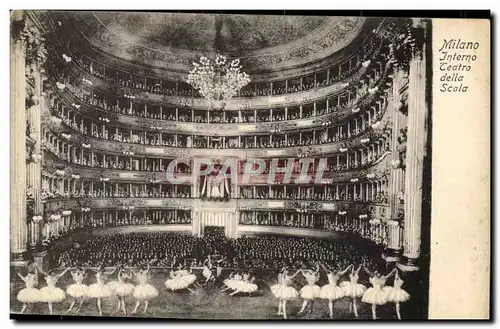 Ansichtskarte AK Italie Italia Milano Interro Teattro della Scala (Opera)