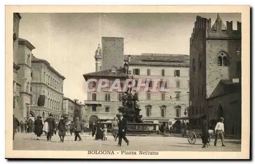 Ansichtskarte AK Italie Italia Bologna Piaza Nettuno