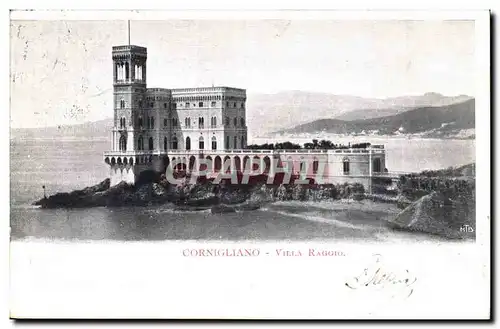 Ansichtskarte AK Italie Italia Cornigliano Villa Raggio