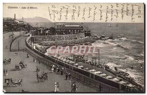 Cartes postales Italie Italia Genova Lido d'Albaro