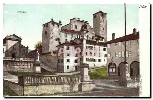 Cartes postales Italie Italia Feltre Castello