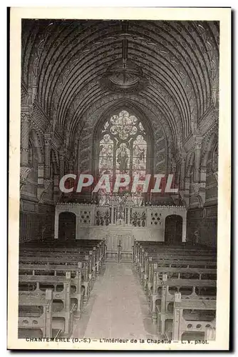 Chantemerle Cartes postales L&#39interieur de la chapelle