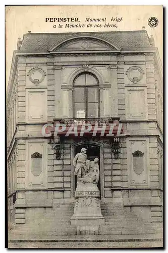 Belgie Belgique Cartes postales Pepinster Monument erige a la memoire de nos heros