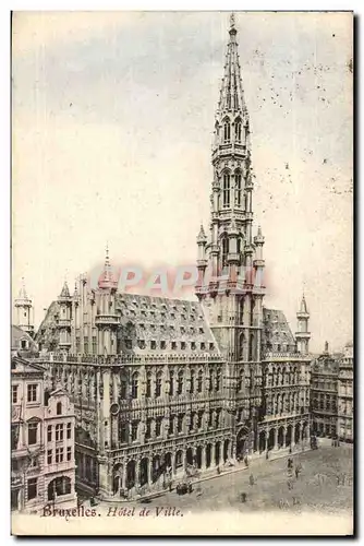 Belgie Belgique Cartes postales Bruxelles Hotel de ville