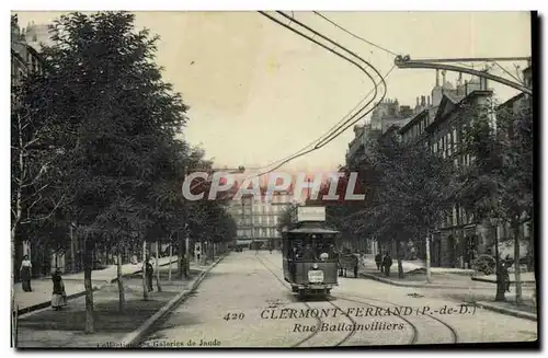 Clermont-Ferrand- Rue Ballainvilliers-Cartes postales