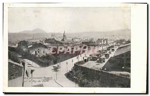 Puy de Dome- Clrmont-Ferrand- sur le Puy de Dome --Cartes postales