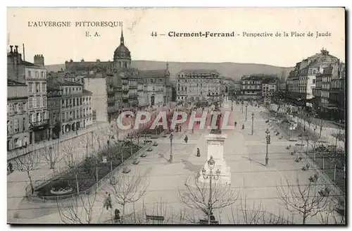 Puy de Dome- Clermont-Ferrand-Perspective de la Place de Jaude --Cartes postales